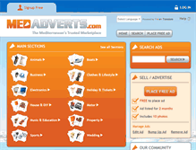 Tablet Screenshot of medadverts.com